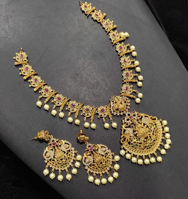 Premium Antiq Lakshmi Devi Necklace